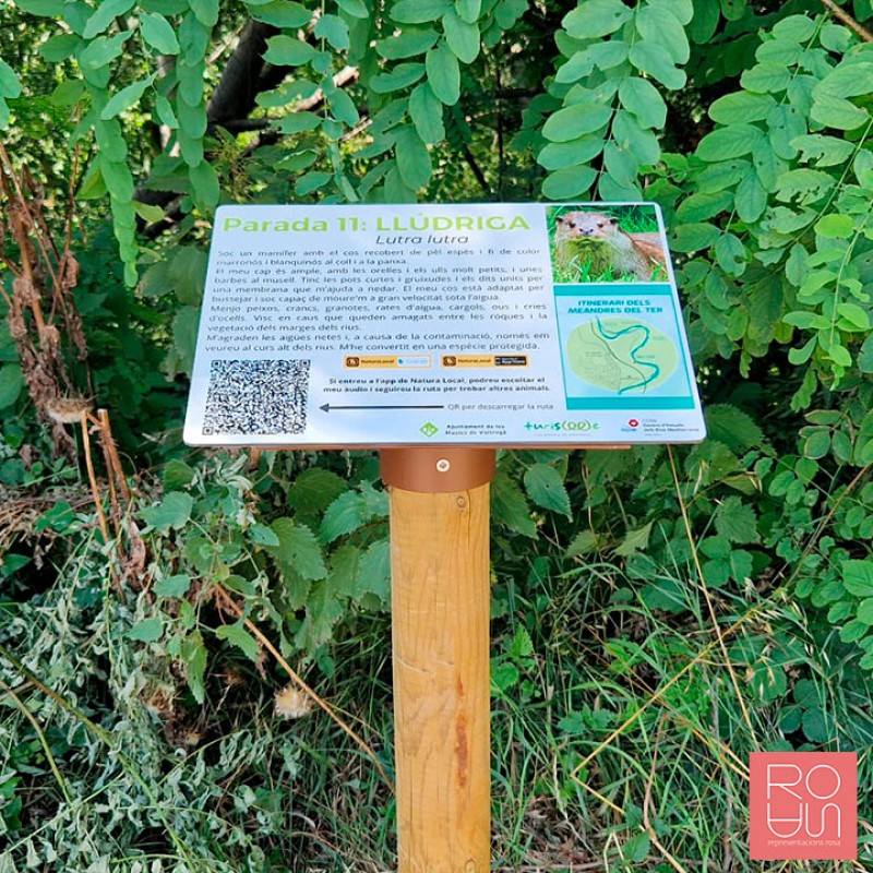 Faristol Fauna amb peu de fusta